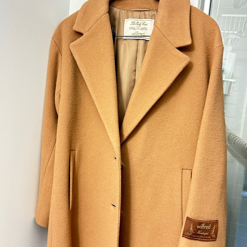 Wilfred Tan Trench Coat Oversized Classic